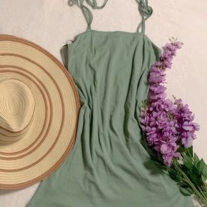 Sage Green Mini Cami Dress